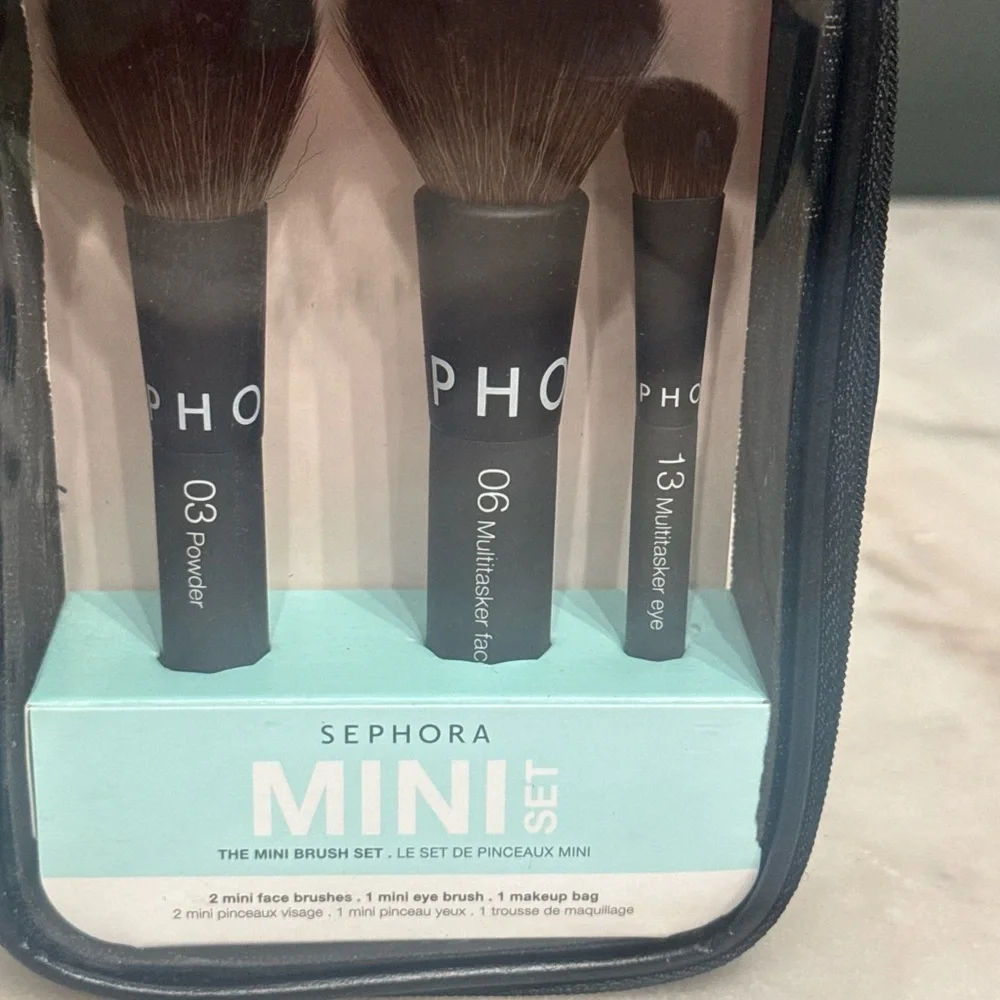 Sephora Mini Brush Set with Black Handles